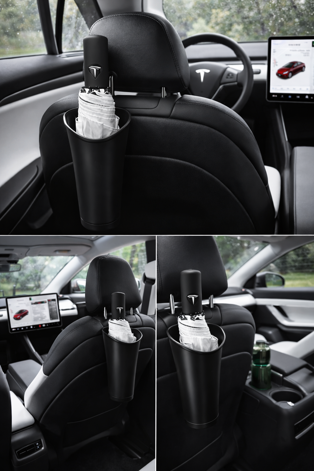 Holder til paraply i sort