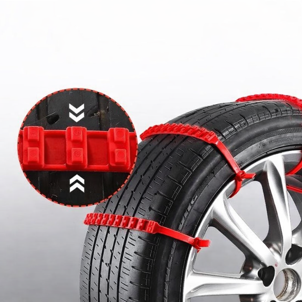 Snekæder engangs plastisk strips i rød (20 stk. sæt)