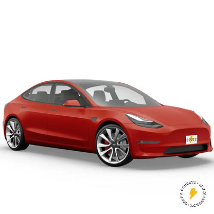 FOLIE gloss ferrari rød TESLA Model /3