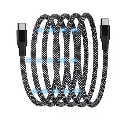 Magnetisk Kabel Magstack Pro USB-C Til USB-C Sort 1m