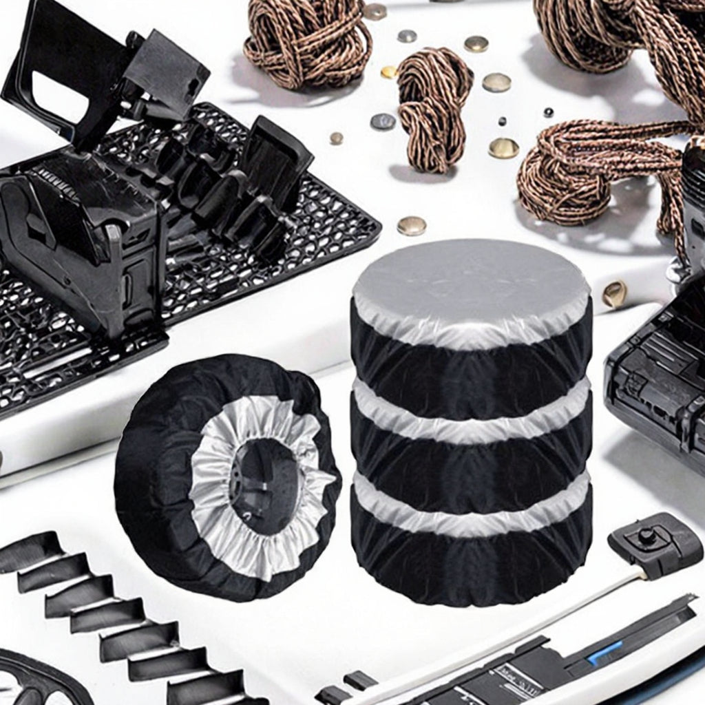 Hjulposer til opbevaring Sætvis (4 stk.)